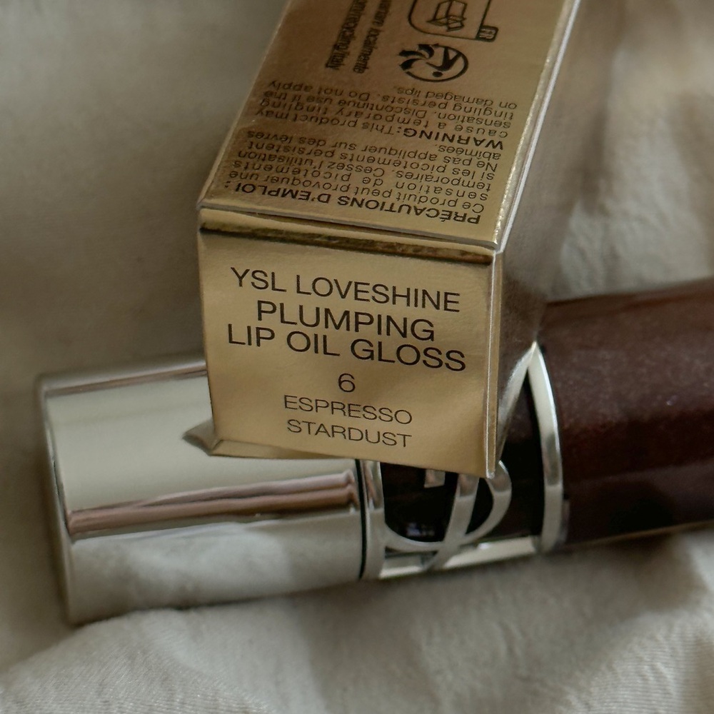 YSL Espresso Stardust Lip Oil Gloss